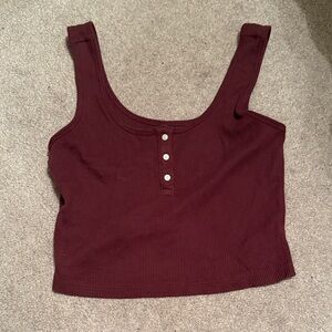 Old Navy Burgundy Tank Top